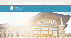 Desktop Screenshot of burgherdentistry.com