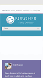 Mobile Screenshot of burgherdentistry.com